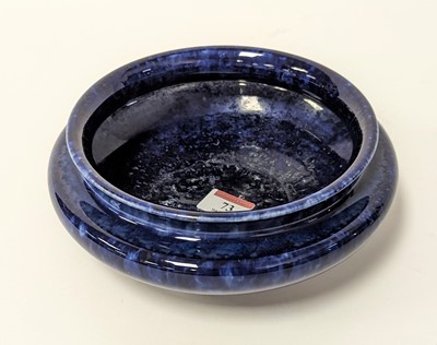 Lot 73 - A Ruskin pottery bowl, of squat circular shape,...