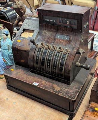 Lot 120 - An early 20th century cash register,...