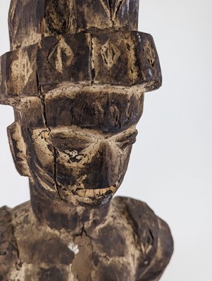 Lot 150 - An African carved softwood fertility figure,...