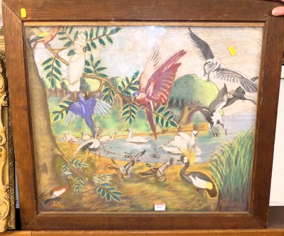 Lot 1012 - After Jacob Bogdani - Exotic birds and ducks...