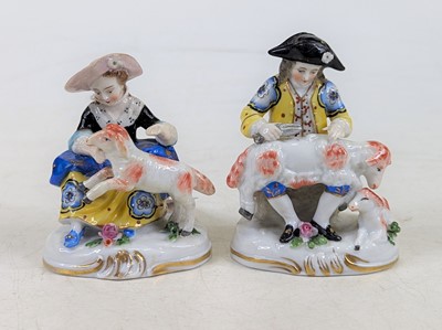 Lot 211 - A pair of 19th century Samson porcelain...