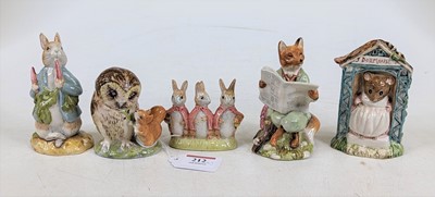 Lot 212 - A collection of five Royal Albert Beatrix...