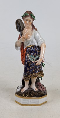 Lot 213 - A 19th century Samson porcelain figure of a...