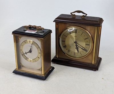 Lot 221 - Two vintage Metamec mantel clocks, the largest...