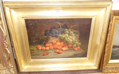 Lot 1046 - John Marshall - still life with grapes and...