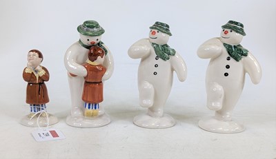 Lot 239 - A collection of four Royal Doulton Snowman...