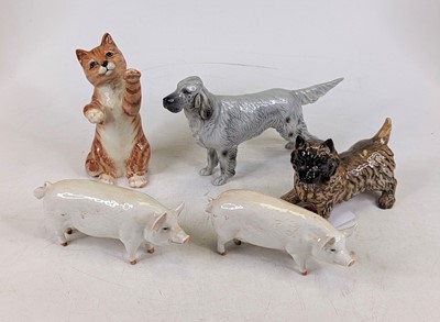 Lot 248 - A collection of five various Beswick pottery...