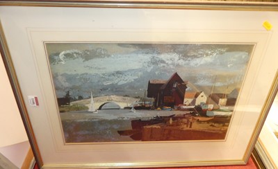 Lot 1100 - Roland Hilder (1905-1993) - Wroxham Bridge,...