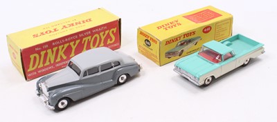 Lot 1501 - A Dinky Toys group of two to include Dinky...