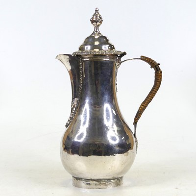 Lot 271 - An 18th century Sheffield plate coffee pot of...