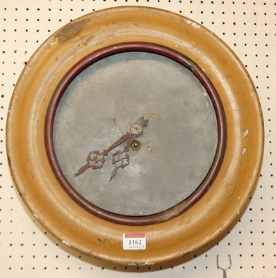 Lot 1162 - A 19th century French alloy framed circular...