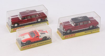 Lot 1406 - A Dinky Toys group of three to include two...