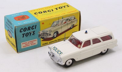 Lot 1211 - A Corgi Toys 419 Ford Zephyr Motorway Patrol...