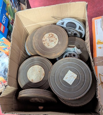 Lot 691 - A collection of vintage film reels from 1920's...