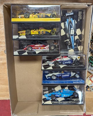 Lot 679 - A collection of seven Minichamps diecast...