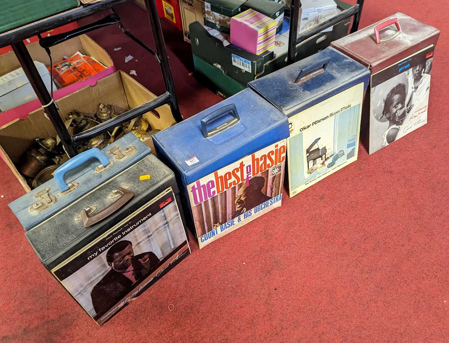 Lot 617 - Five cases of vintage records, to include...