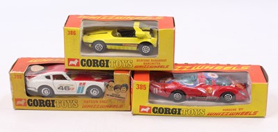 Lot 1241 - A Corgi Toys Whizzwheels group of three to...