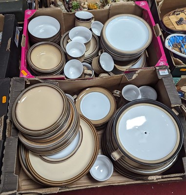 Lot 598 - Two boxes of Denby stoneware dinnerwares