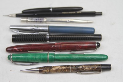 Lot 447 - A collection of pens to include Osmiroid...