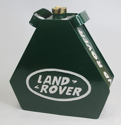 Lot 553 - A reproduction Land Rover fuel can, h.32cm