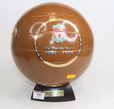 Lot 545 - A Liverpool football club commemorative...