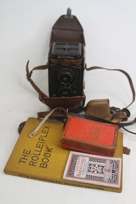 Lot 475 - A Rolleiflex Compur compact camera, serial...