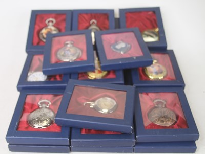 Lot 399 - A collection of reproduction pocket watches (21)