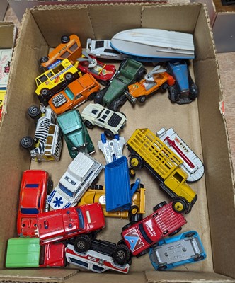 Lot 145 - A collection of diecast model vehicles to...