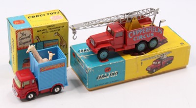 Lot 1499 - Corgi Toys Chipperfields Circus diecasts to...