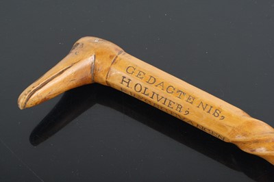 Lot 3336 - A Boer War Prisoner of War walking stick,...