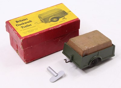 Lot 1690 - Britains No. 2041 military clockwork trailer...