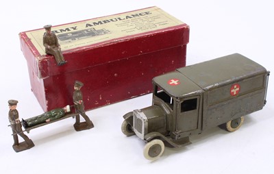 Lot 1680 - A Britains No. 1512 pre-war military ambulance...