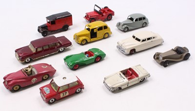 Lot 1451 - Dinky toys Group Of 11 Comprising, Sunbeam...