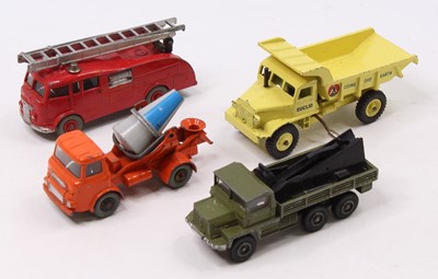 Lot 1453 - Dinky Toys Group of Four Playworn Models...