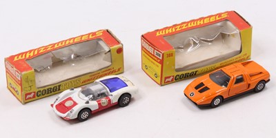 Lot 1243 - Two Corgi Whizzwheels Models to Include Porche...