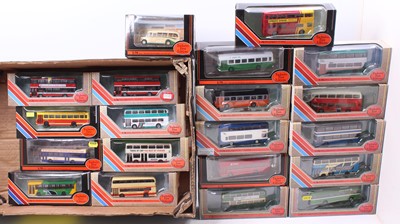 Lot 655 - 20 boxed EFE 1/76th scale bus and coach models,...