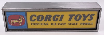 Lot 1245 - A modern Corgi Toys illuminated sign, battery...