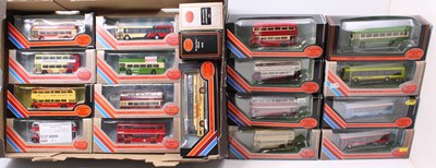 Lot 657 - 20 boxed EFE 1/76th scale bus and coach models,...