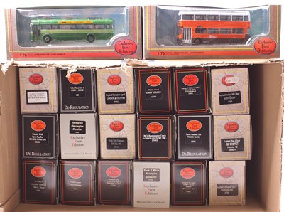 Lot 663 - 20 boxed EFE 1/76th scale bus and coach models,...