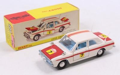 Lot 1300 - Dinky Toys No. 205 Lotus Cortina rally car,...