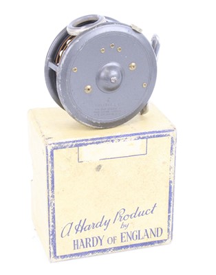 Lot 3522 - A Hardy The "St George" 3" centre pin fly reel,...