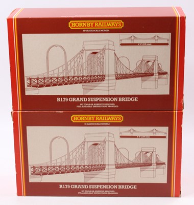 Lot 395 - Two Hornby R179 Grand Suspension Bridge (E)(BVG)