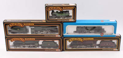 Lot 397 - Five locos: Mainline 4-6-0 parallel boiler...