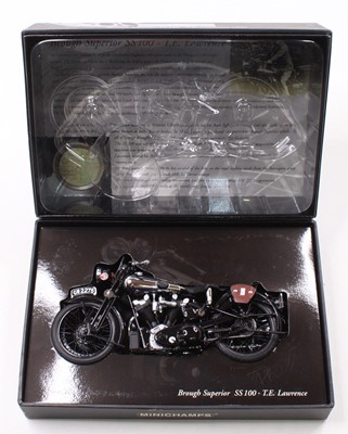 Lot 732 - Minichamps 1/12 Brough Superior SS100 T.E...