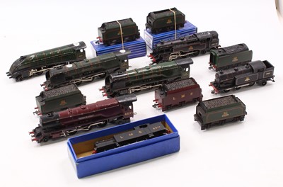 Lot 418 - Tray of Hornby-Dublo 3-rail locos & tenders:...