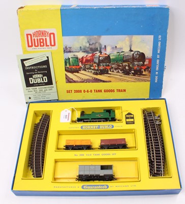 Lot 441 - 2008 Hornby-Dublo 2-rail Tank Goods set...