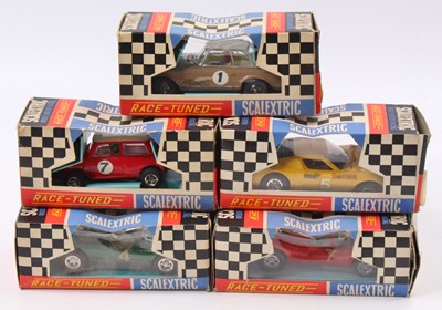 Lot 1840 - Scalextric Race-Tuned Models Group of Five to...