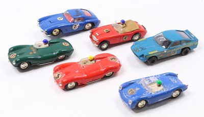 Lot 1839 - Scalextric Loose Group of Six Models to...