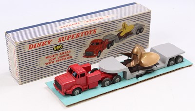 Lot 1339 - Dinky Toys No. 986 Mighty Antar low loader...