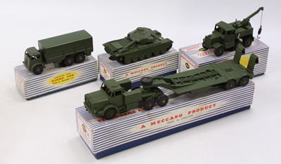 Lot 1380 - Dinky Toys Group of Four Military Vechicles To...